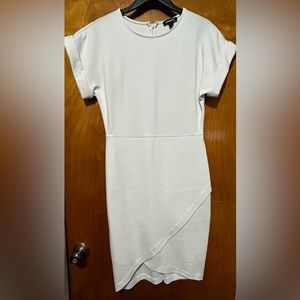 Express White Midi Dress